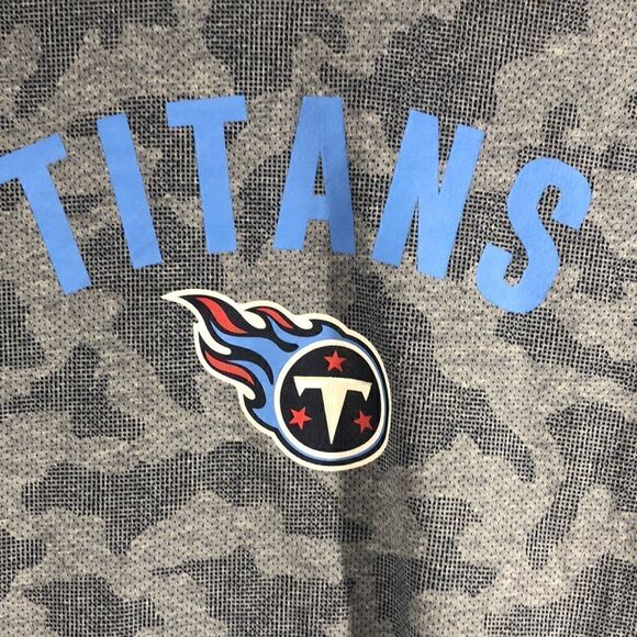 NFL MSX Michael Strahan Camo Titans Short Sleeve Tee - Picture 2 of 6